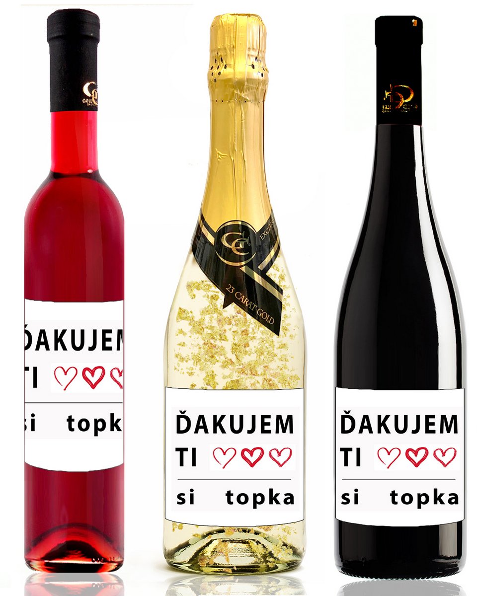 Ďakujem ti - darčekové víno