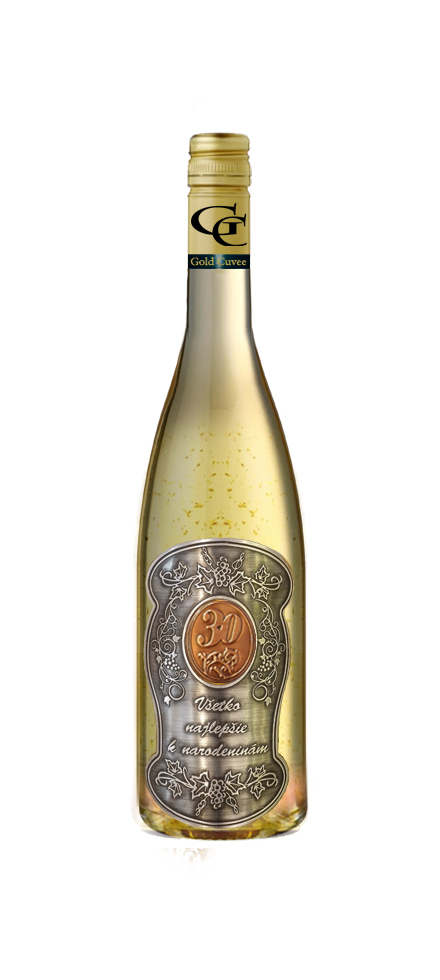 30 Rokov Gold Frizz s 23 karátovým zlatom 0,75L