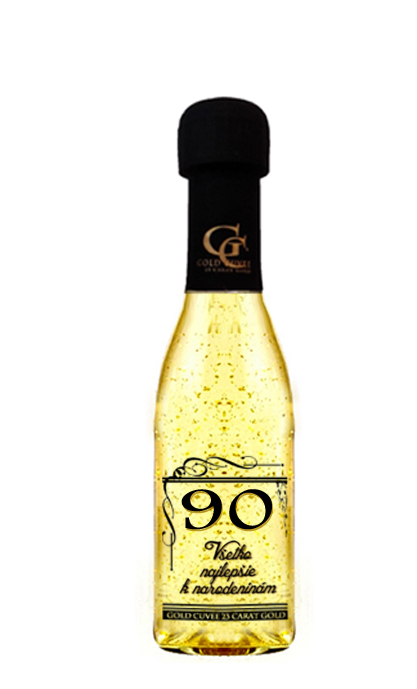Zlaté šumivé 0,2 l Narodeniny 90