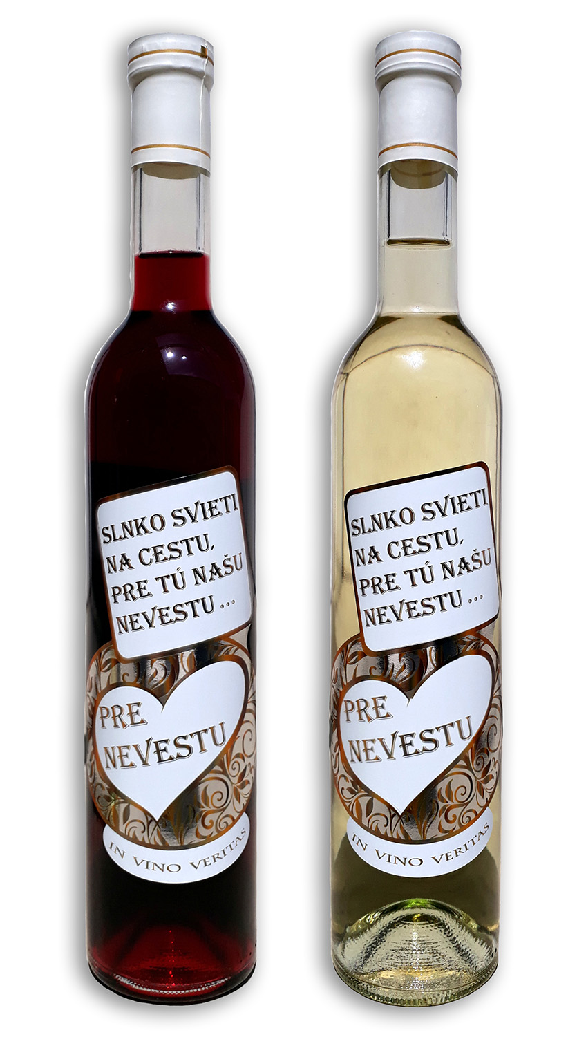 Svadobné darčekové víno - Pre nevestu