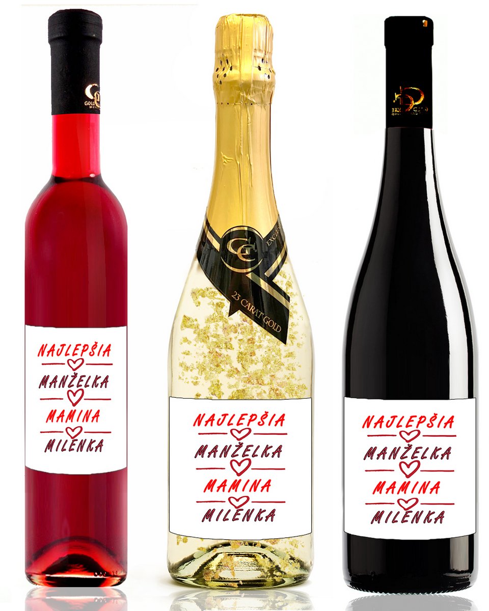 Najlepšia manželka - darčekové víno