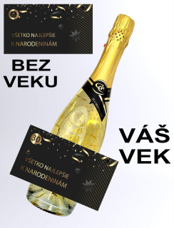 Gold Cuvee šumivé so zlatom - narodeniny dlhé