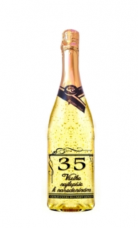 35 rokov Gold Cuvee šumivé so zlatom