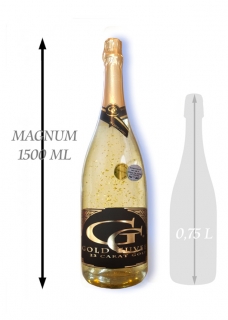 1,5  L Gold Cuvee šumivé so zlatom 