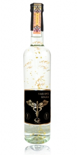 Darčeková fľaša - vodka (borovička) so zlatom najlepší lekár