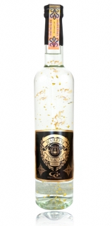 Darčeková fľaša - vodka (borovička) so zlatom najlepší policajt